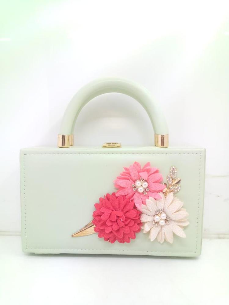 Luxury Women Top-Handle Wood Material Hand Bag For Girls/Women’s.