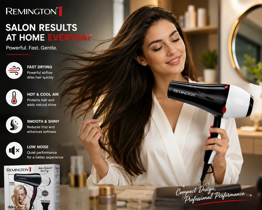 Salon Compact Hair Dryer RM-6002