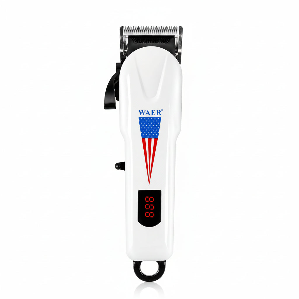 WAER WA-2092 Professional Rechargeable Hair Clipper with LED Display