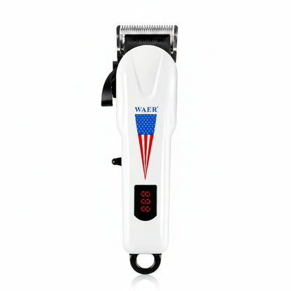 WAER WA-2092 Professional Rechargeable Hair Clipper with LED Display