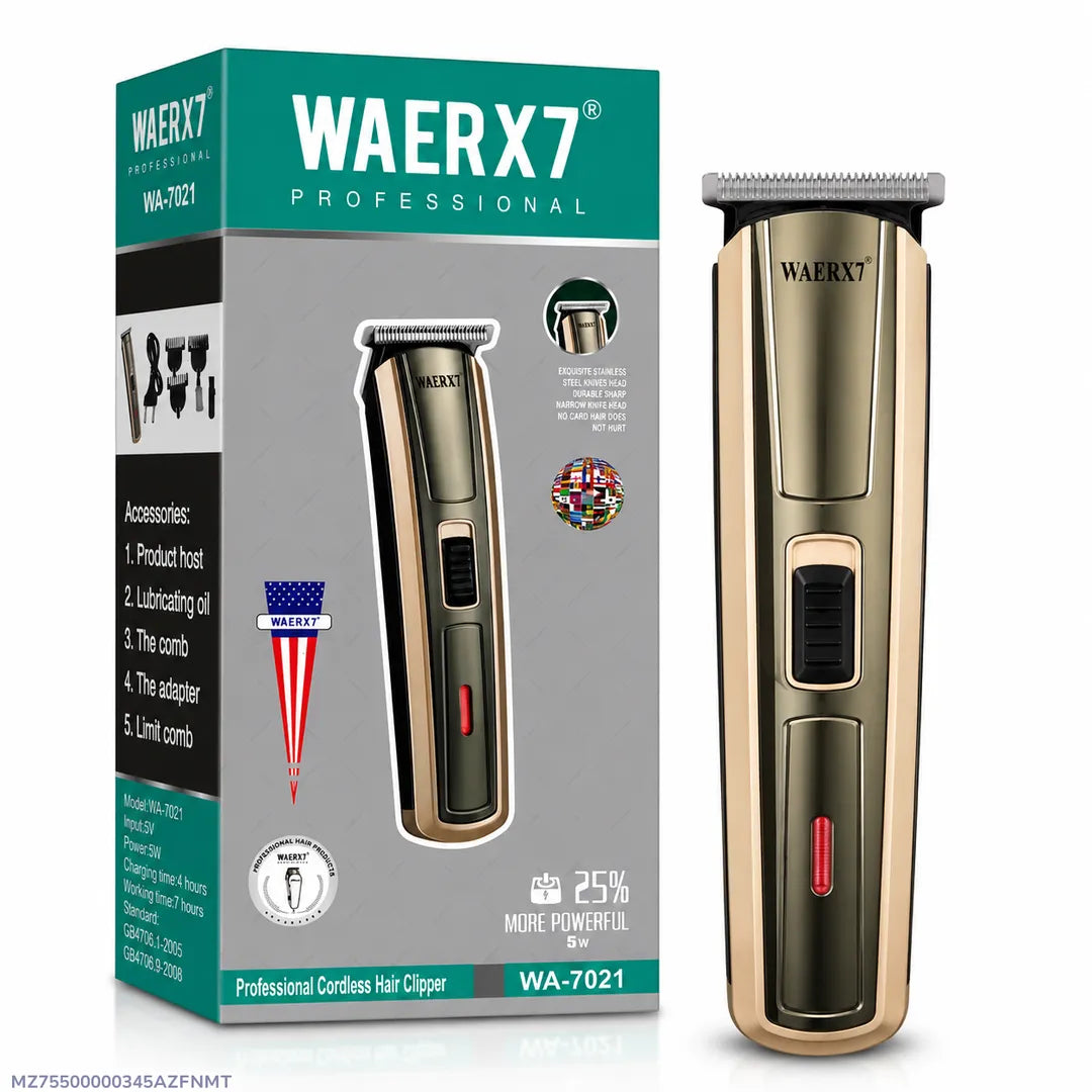 WAERX7 WA-7021 Professional Cordless Hair Trimmer
