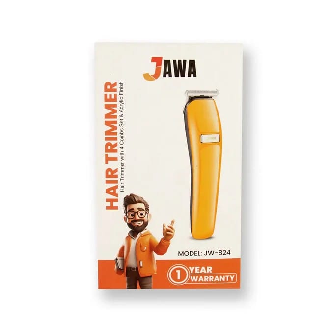 Jawa Hair Trimmer with 4 Combs Set & Acrylic Finish JW-824