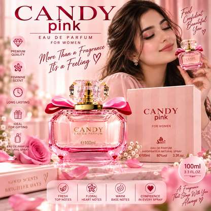 Candy Pink Eau de Parfum for Women – 100ml