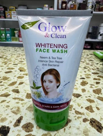 Glow & Clean Whitening Face Wash 120Ml Dead Skin Remover Anti Dark Circle