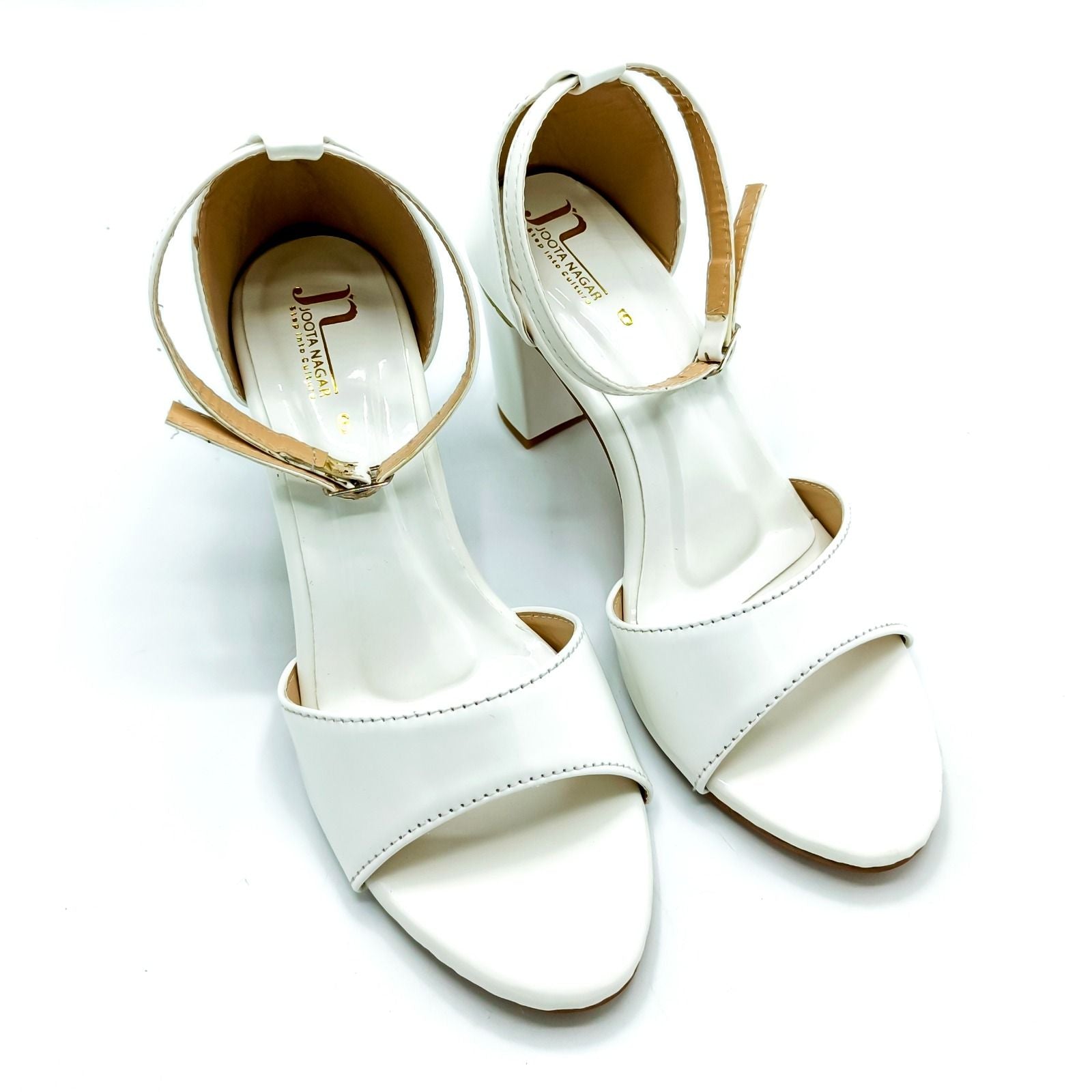 Stylish Pattan Adda Block Heel Sandal For Ladies