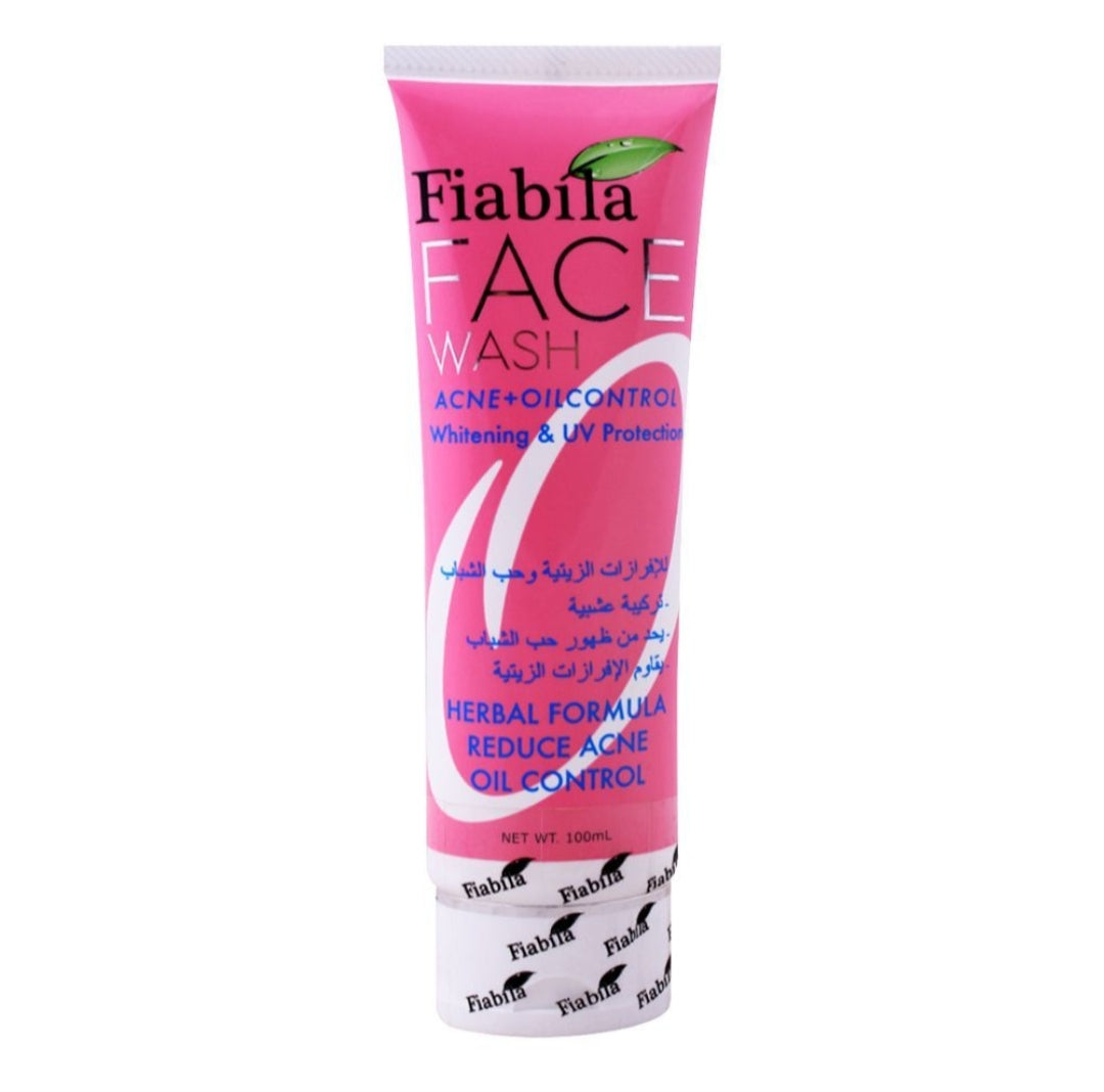 Fiabila Acne & Oil Control Face Wash,Whitening & UV Protection - 100 ML