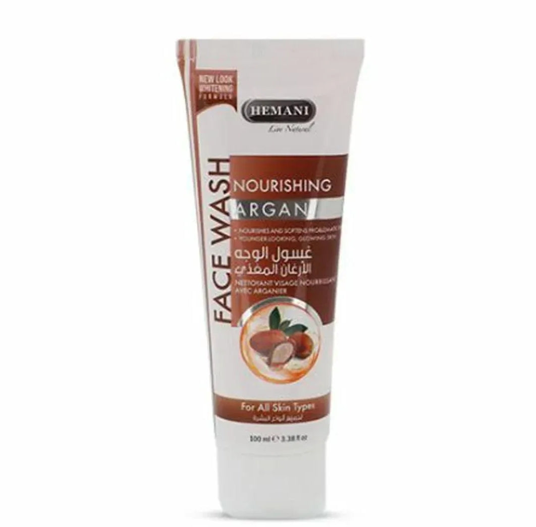Hemani Argan Face Wash 100ml All Skin Types Whitening