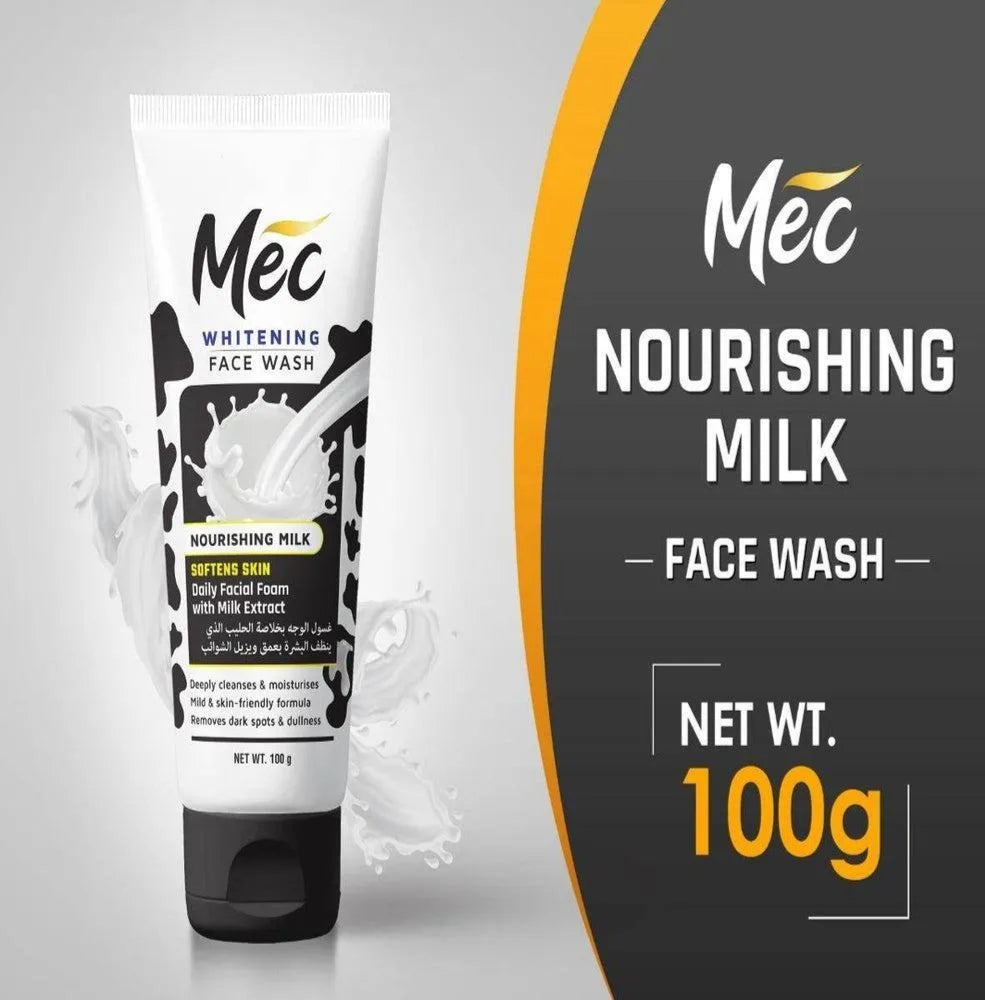 Mec Face Wash Whitening Nourishing Milk 100g