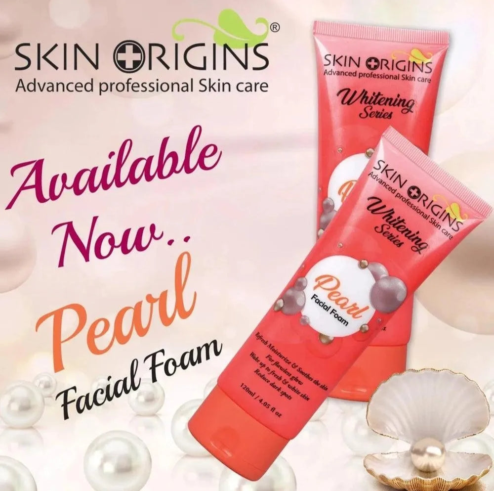 Skin Origins Pearl Whitening Facial Foam Face Wash 120ml