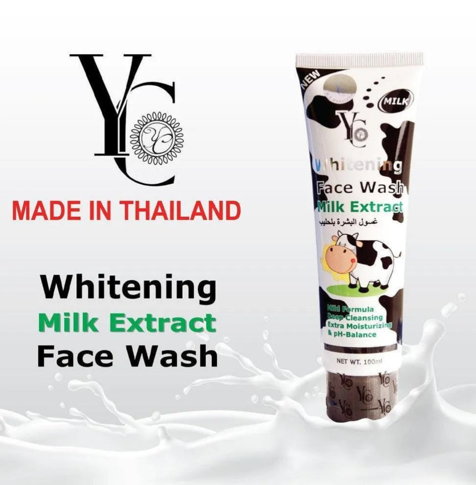 YC Whitening Face Wash With Milk Extract 100ml