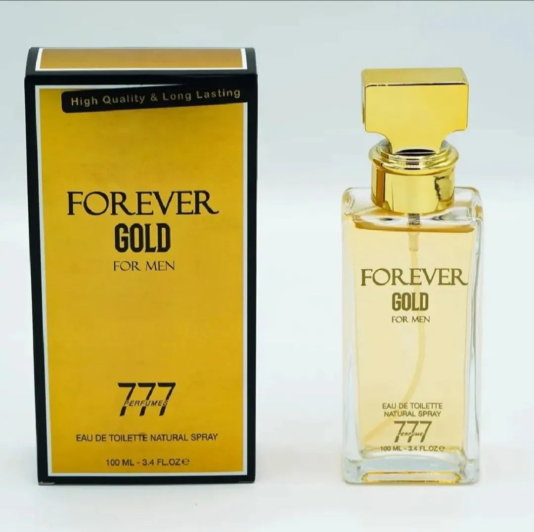 Forever Gold For Men 777 Perfumes for Men (100ml) Original