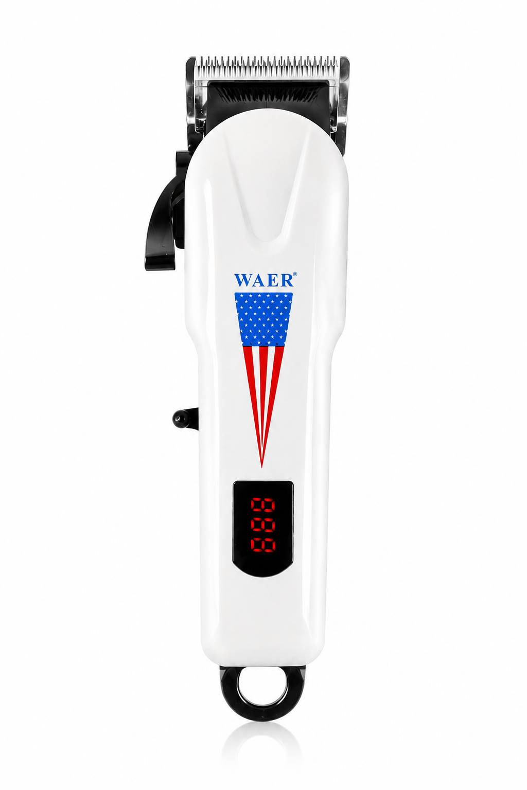 WAER Professional Rechargeable Hair Clipper WA-2092 | 2000mAh Li-ion Battery | LED Display | USB Charging